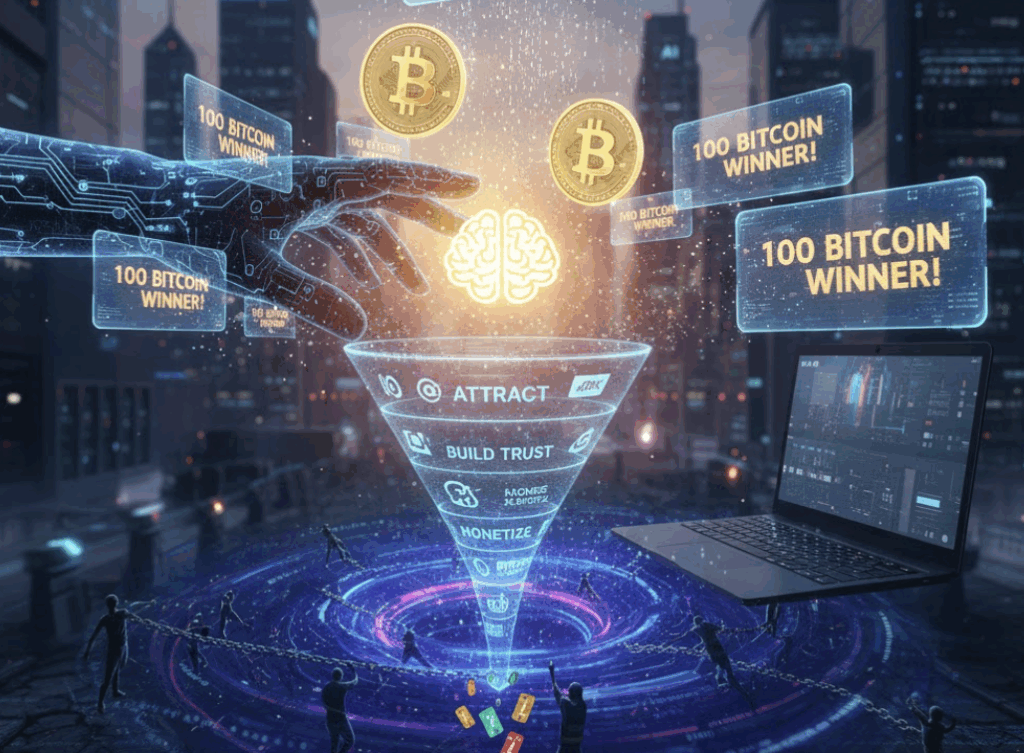 💻「100ビットコイン当選」“人間心理を利用した古典的詐欺”